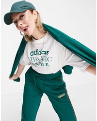 adidas Originals - 'retro Luxury' Slogan T-shirt - Lyst