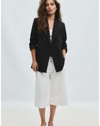 Stradivarius - Fitted Blazer With Buttons - Lyst