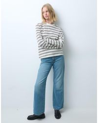 JJXX - Oversized Long Sleeve Stripe T-Shirt - Lyst