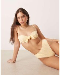 ASOS - Kyle Broderie Sao Paolo Underwired Bikini Top - Lyst