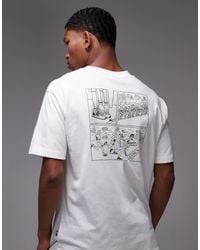 New Balance - Runners Graphic Back Print T-shirt - Lyst