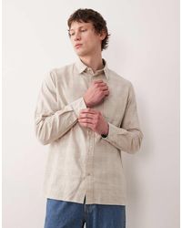 Barbour - Kingswell Long Sleeve Textured Tartan Relaxed Shirt - Lyst