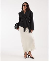 ASOS - Satin Bias Maxi Skirt - Lyst