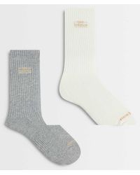 New Balance - Embroidery Graphic Midcrew Socks - Lyst