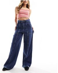 Lee Jeans - Jean style utilitaire avec couture apparente sur le devant - moyen - Lyst