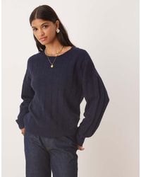 Glamorous - Rib Knit Sweater - Lyst