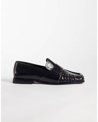 ASOS - Marvin Square Toe Clean Loafers - Lyst