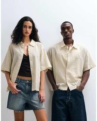 Collusion - Unisex Oversized Short Sleeve Boxy Beach Shirt - Lyst