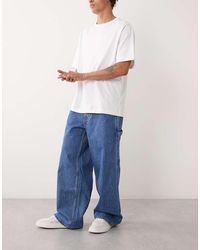 Levi's - Extra baggy Utility Striped Denim Jeans - Lyst