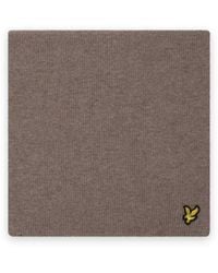 Lyle & Scott - Scarves Lambswool Ribbed Scarf - Lyst