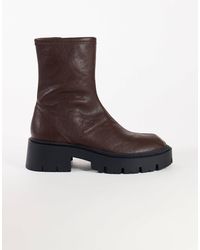 TOPSHOP - Liam Chunky Sock Boot - Lyst