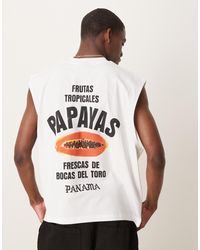 ASOS - Boxy Oversized Tank With Fruit Graphic - Lyst
