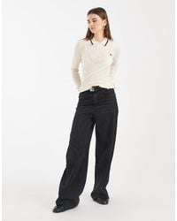 Fred Perry - Ribbed Knitted Shirt - Lyst