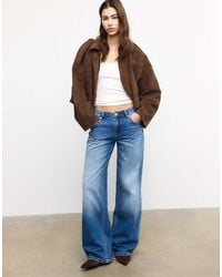 Stradivarius - Tall D91 Low-Rise Wide-Leg Jeans - Lyst