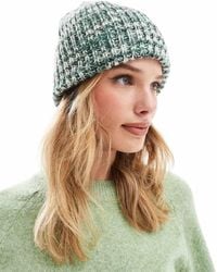 ASOS - Chunky Mix Knit Beanie - Lyst