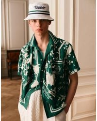 Polo Ralph Lauren - Wimbledon Capsule Tea House Floral Print Open Collar Shirt - Lyst