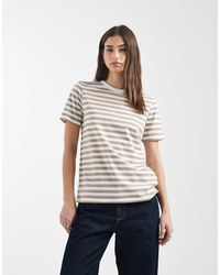 Pieces - Short Sleeve Boxy T-shirt - Lyst