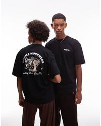 Dickies - Pizza Graphic Back Print T-Shirt - Lyst