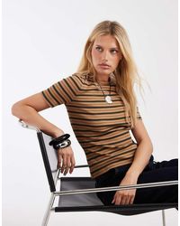 & Other Stories - Super Soft Rib Slim T-Shirt - Lyst