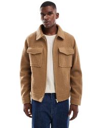 New Look - Boucle Jacket - Lyst