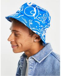 Only & Sons Cappello da pescatore con stampa "pepsi" - Blu