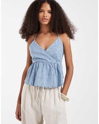 Lee Jeans - Ruffle Peplum Cami - Lyst