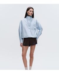 adidas Originals x ASOS - Oversized Funnel Neck Shirt - Lyst