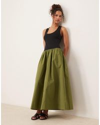 ASOS - – hybrid-maxikleid - Lyst