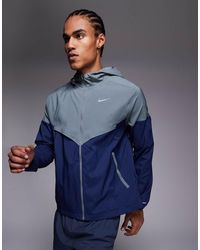 Nike - Chaqueta Cortavientos Y Gris Windrunner De - Lyst