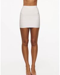 House Of Cb - The Body True Sculpting Bandage Mini Skirt - Lyst
