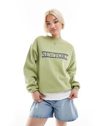 Daisy Street - Oversized Graphic Sweatshirt - Lyst