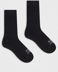 4505 - Icon 2 Pack Non Slip Grip Pilates Crew Socks - Lyst