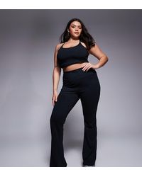 4505 - Curve Icon High Waist Slim Kick Yoga leggings - Lyst