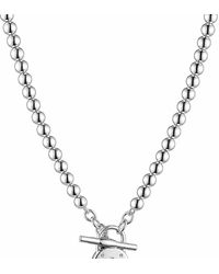 Lauren Ralph Lauren Jewellery - Lauren By Ralph Lauren Jewellery Sterling Padlock Beaded Necklace - Lyst