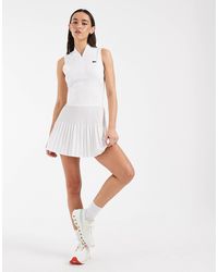 Lacoste - – tennis performance – shorts und ärmelloses mini-polokleid - Lyst