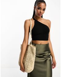 Pull&Bear - One Strap Crop Top With Cut Out Detail - Lyst