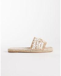 South Beach - Strap Sandals With Shells - Lyst