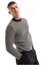 SELECTED - Knitted Crew Neck Jumper - Lyst