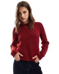 Vero Moda - Soft Fluffy Knit O-neck Jumper - Lyst