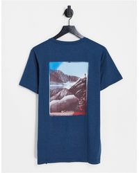 Columbia - Camiseta con estampado gráfico en la espalda tech trail - Lyst