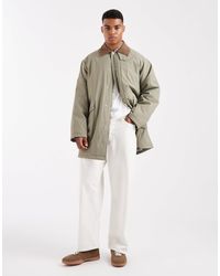 ASOS - Oversized Mid Length Barn Jacket - Lyst