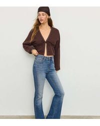 Stradivarius - D74 Bell Bottom Stretch Slit Jeans - Lyst