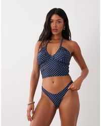 Peek & Beau - High Leg Bikini Bottom - Lyst