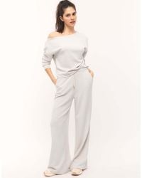 Stradivarius - Soft-touch Palazzo Trousers - Lyst