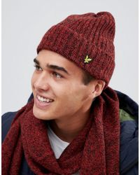 lyle and scott beanie hat sale