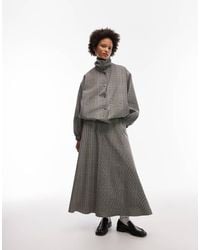 ASOS - Tailored Circle Maxi Skirt - Lyst