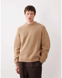ASOS - Oversized Textured Knitted Jumper - Lyst