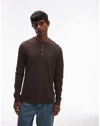 Levi's - Heavyweight Thermal Henley Long Sleeve T-shirt - Lyst