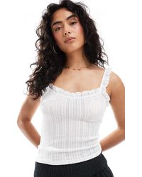 Miss Selfridge - – pointelle-trägertop - Lyst