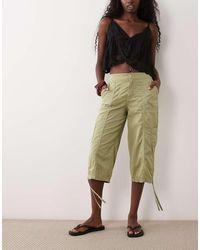 Miss Selfridge - Cargo Capris - Lyst